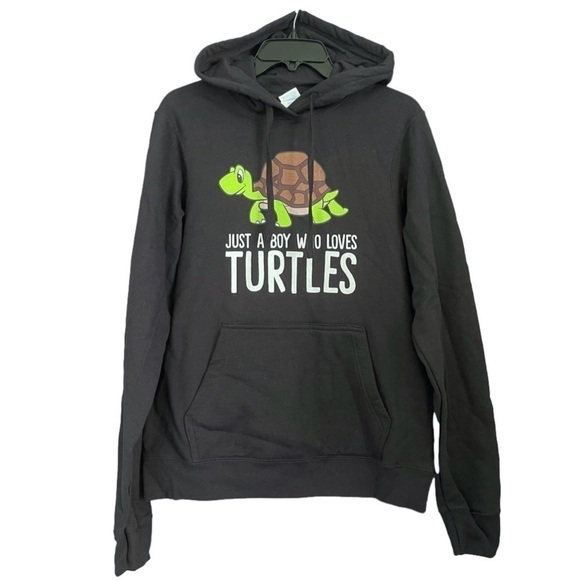 Hoodie Funny Turtle Pullover Size S unisex - Picture 1 of 2